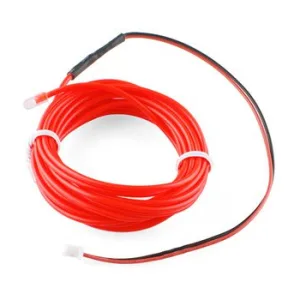 Red Electroluminescent Wire - 3 metres