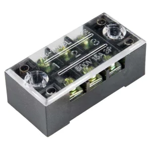 3-WAY TERMINAL BLOCK - 15A 600VAC