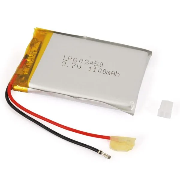 Lithium Polymer Battery 3.7 V 1100 mA - 2 mm pitch - Image 1