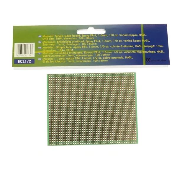 Stripboard 80 x 100 mm - Full Line - Image 1