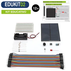 Kit of 10 solar energy experiments