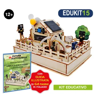 STEM - Smart Eco Farm with ESP32: Educational kit with illustrated guide and programming examples