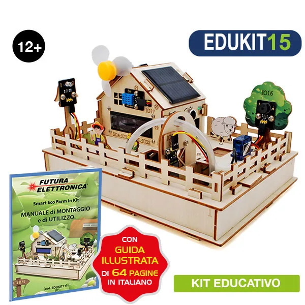 STEM - Smart Eco Farm with ESP32: Educational kit with illustrated guide and programming examples - Image 1