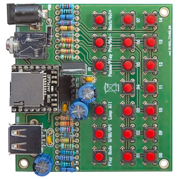 Demo Board for the DFR0299 MP3 Audio Player - Kit - Image 4