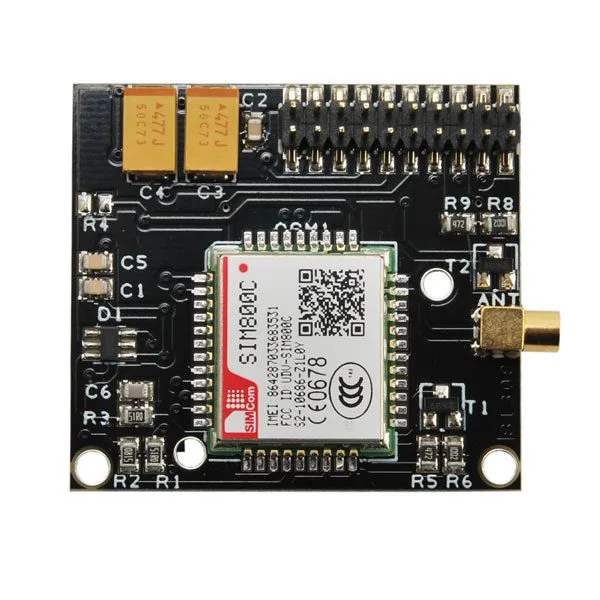SIM800C GSM Board with 2x10-Way Connector - Image 4