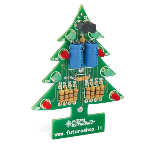LED Christmas tree soldering kit - Image 1