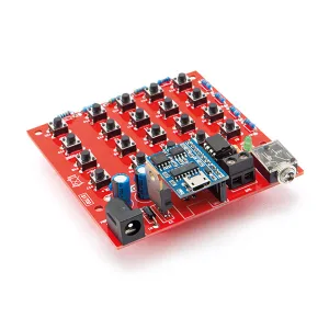 Demoboard for the MP3PLAYERUSB player - 16 tracks - Kit