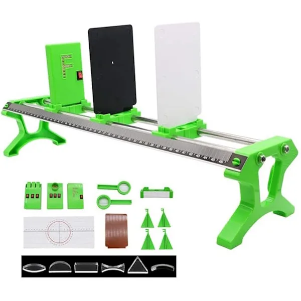 STEM optics kit with optical bench - 8 experiments and colour manual - Image 4