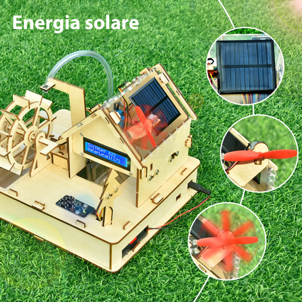 Smart Eco House kit with manual - Solar power