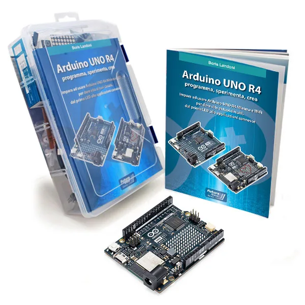 Arduino Uno R4 Wi-Fi Kit: Discover, Experiment, and Learn with the Components and the "Arduino UNO R4" Book - Image 1