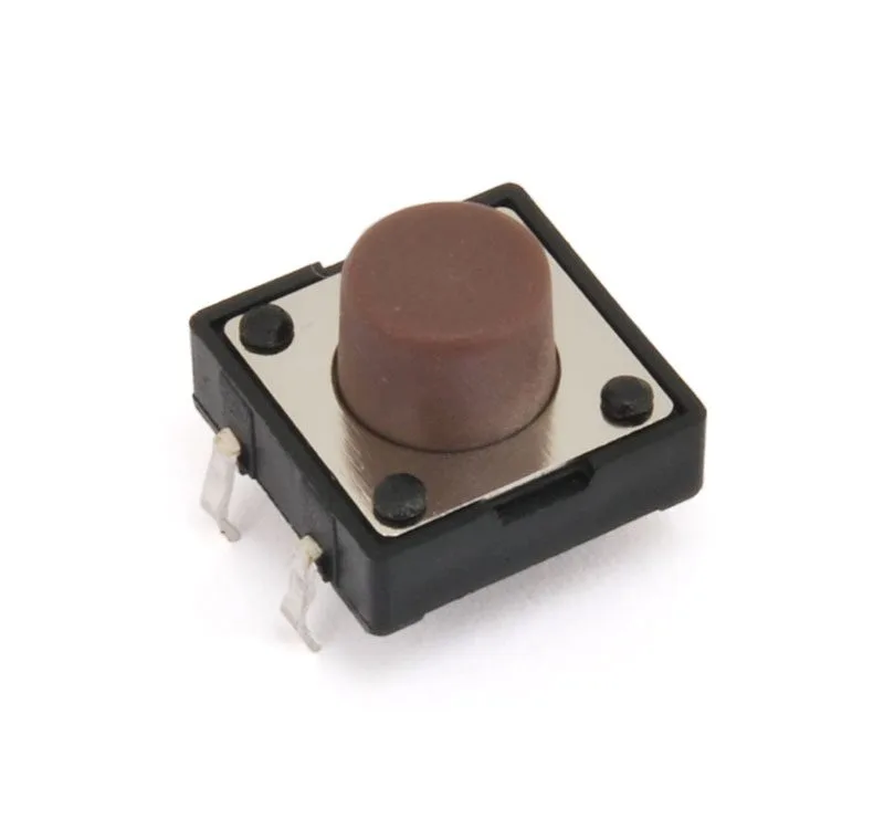 PCB pushbutton 12x12 mm - h. 7.7 mm - Image 1