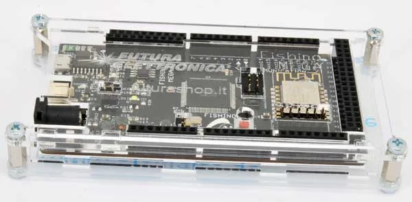 Clear plastic enclosure for Fishino Mega - Image 4