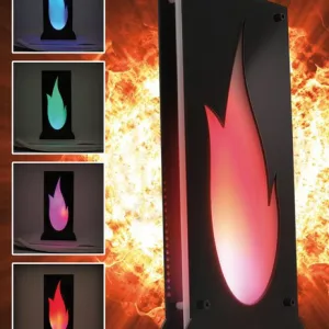 Plexiglass Parts and 3D-Printed Enclosure - The Flame That Does Not Burn