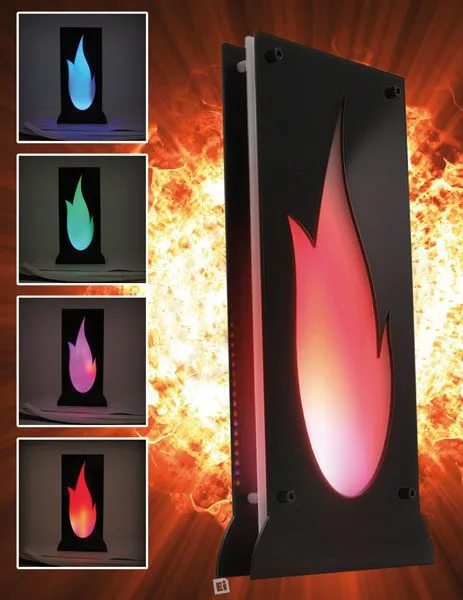 Plexiglass Parts and 3D-Printed Enclosure - The Flame That Does Not Burn - Image 1
