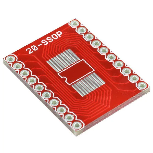 SSOP20 to DIP20 adapter PCB - Image 1