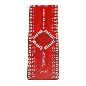 TQFP44-QFN44 to DIP44 Adapter PCB
