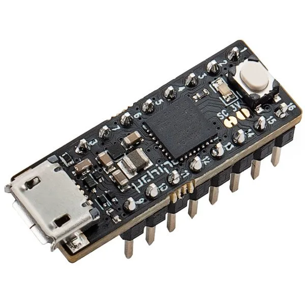 uChip: the Arduino Zero compatible micro board - with headers - Image 1