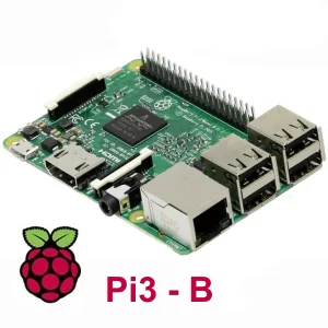 Raspberry Pi 3 Model B with Wi-Fi and Bluetooth