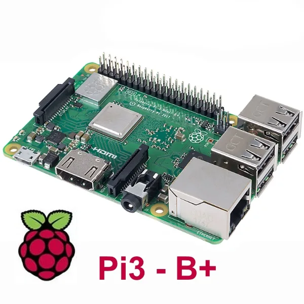 Raspberry Pi 3 Model B+ with Wi-Fi and Bluetooth - Image 1