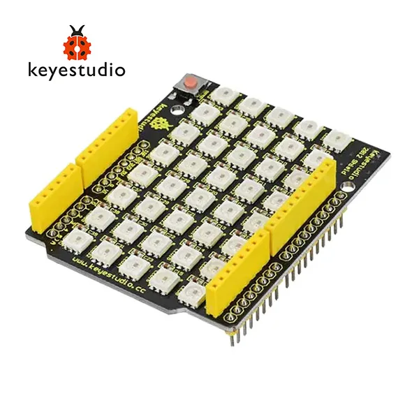 40 LED WS2812 RGB Matrix Shield for Arduino - Image 1