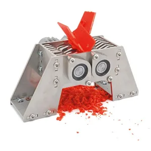 Manual Mini Shredder in Stainless Steel – Kit for Recycling Plastic and Wood