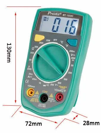 3 ½ digit digital multimeter - 19 ranges - Image 5