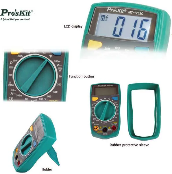 3 ½ digit digital multimeter - 19 ranges - Image 3