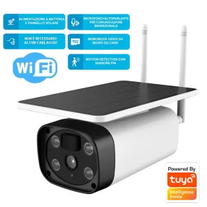 WiFi Camera with Solar Panel and Battery