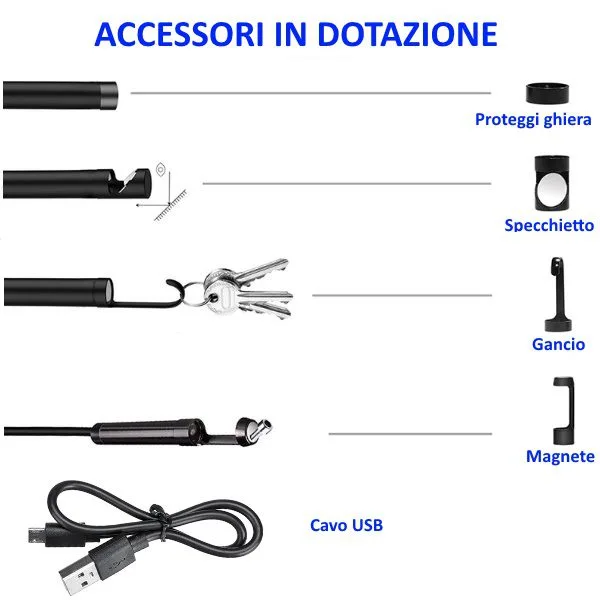 Wi-Fi Endoscope Camera for Smartphone - 5.5mm - Image 4