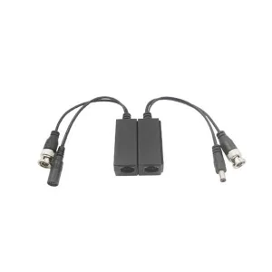 Pair of passive video baluns over ethernet TVI/CVI/AHD - Video and Power
