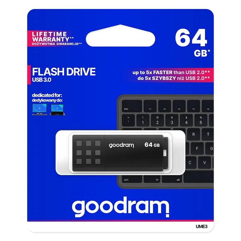 GOODRAM 64GB USB Flash Drive - USB 3.0 - Image 1