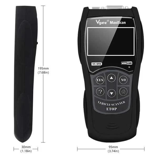 VGATE VS890 MAXISCAN OBD2 diagnostic scanner - Image 4