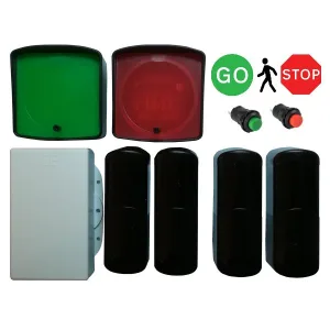 Traffic Light Set for Access Control