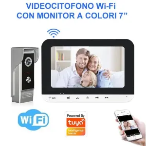 Wi-Fi Video Door Phone with 7" Colour Monitor