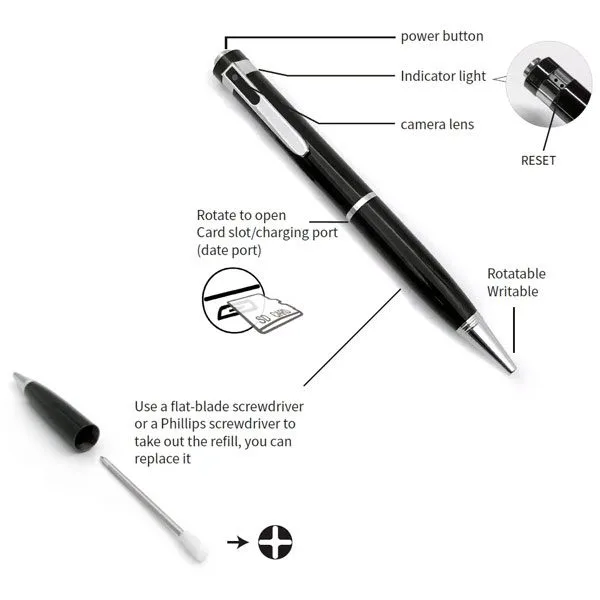 Spy Camera Pen with Full HD Video Recording - Image 5