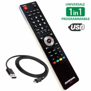 USB programmable universal remote control, 1-in-1