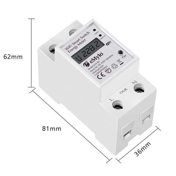 Wi-Fi Energy Meter with App Control, Alexa and Google Home Compatible - Image 4