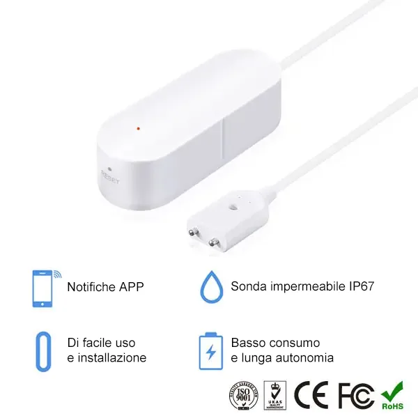 Wi-Fi water leak detector with app control - Image 4