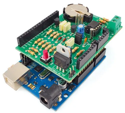 Battery Shield for Arduino - Solder-it-yourself Kit - Image 3