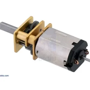 Metal micro gearmotor with extended shaft - 100 RPM