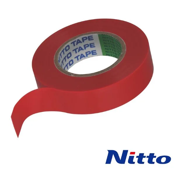 Red insulating tape 10 metres - 19 mm - Image 1