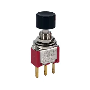 Single-pole pushbutton switch