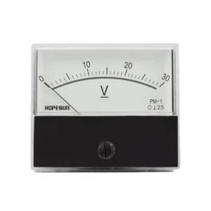 Analogue Panel Voltmeter 70x60mm - 30 VDC