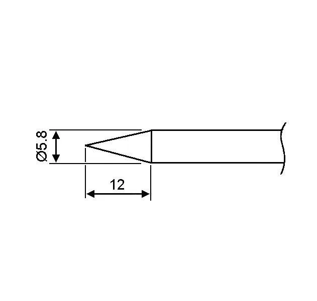 Tip for VTSI60 Pencil Soldering Iron - Image 3