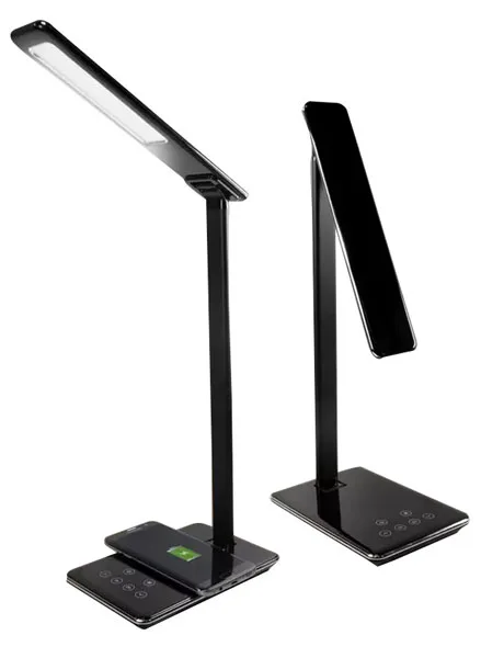 LED lamp with touch control and wireless smartphone charging - Image 6