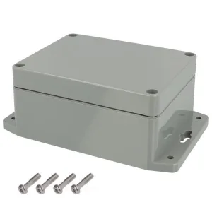 ABS plastic enclosure 115x90x55 with mounting flanges