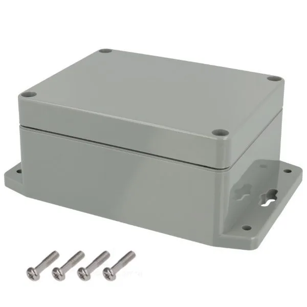 ABS plastic enclosure 115x90x55 with mounting flanges - Image 1