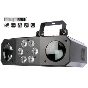 Compact LED Light Effect with Moonflower + RGB Wash – 60 LEDs, Sound Control