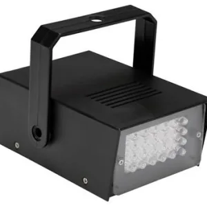 Battery-Powered Mini Strobe Light with 24 LEDs