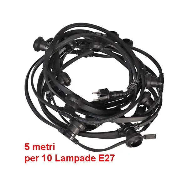 Cable for 10 E27 Lamp Holders - 5 metres - Image 1